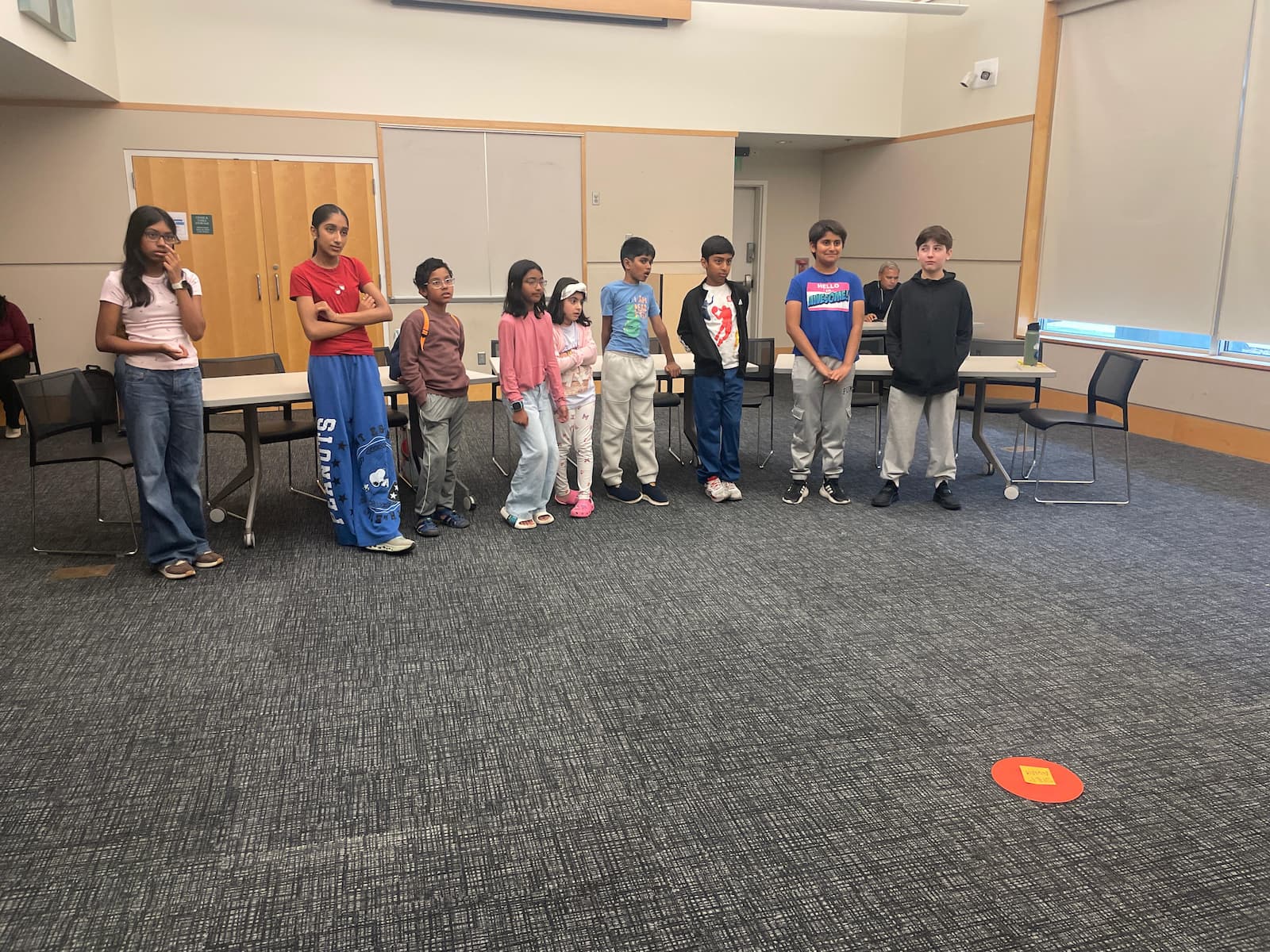 A small cohort collaborating on a scenario at The Situation Room
